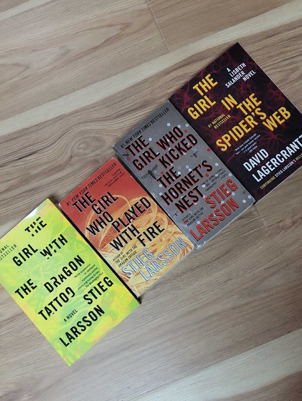 Set of 4 The Girl With The Dragon Tattoo